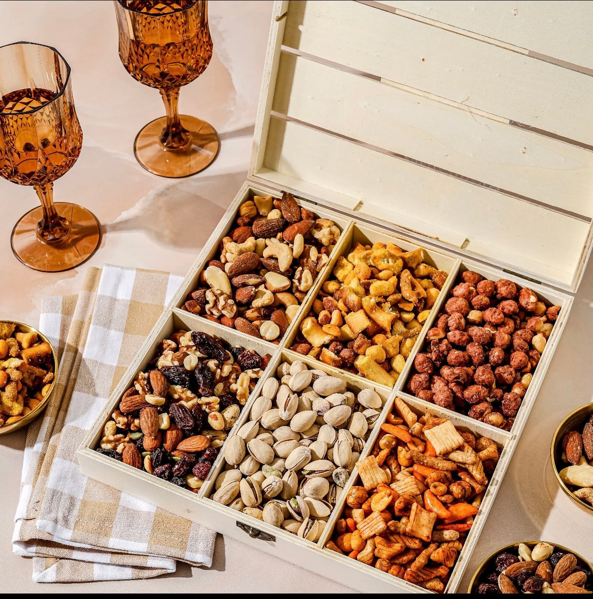 The Savory Snacker’s Stash Gourmet Nut Gift Box
