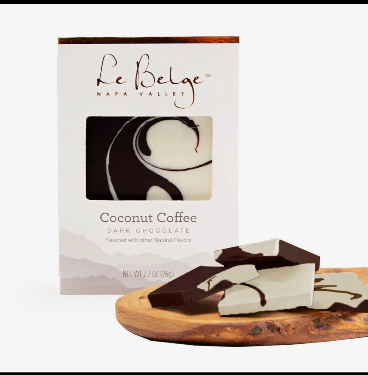 Coconut Coffee Dark Chocolate 2.7 oz Bar