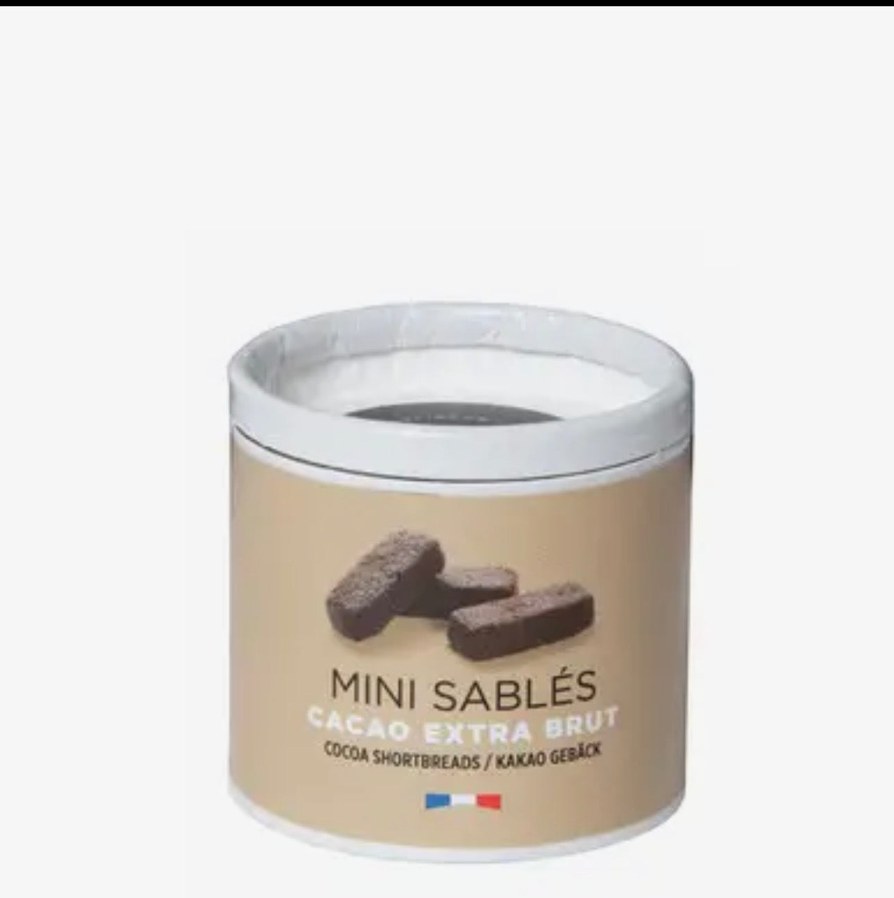 Goulibeur Cocoa Shortbread in Eco Tube 1.23oz