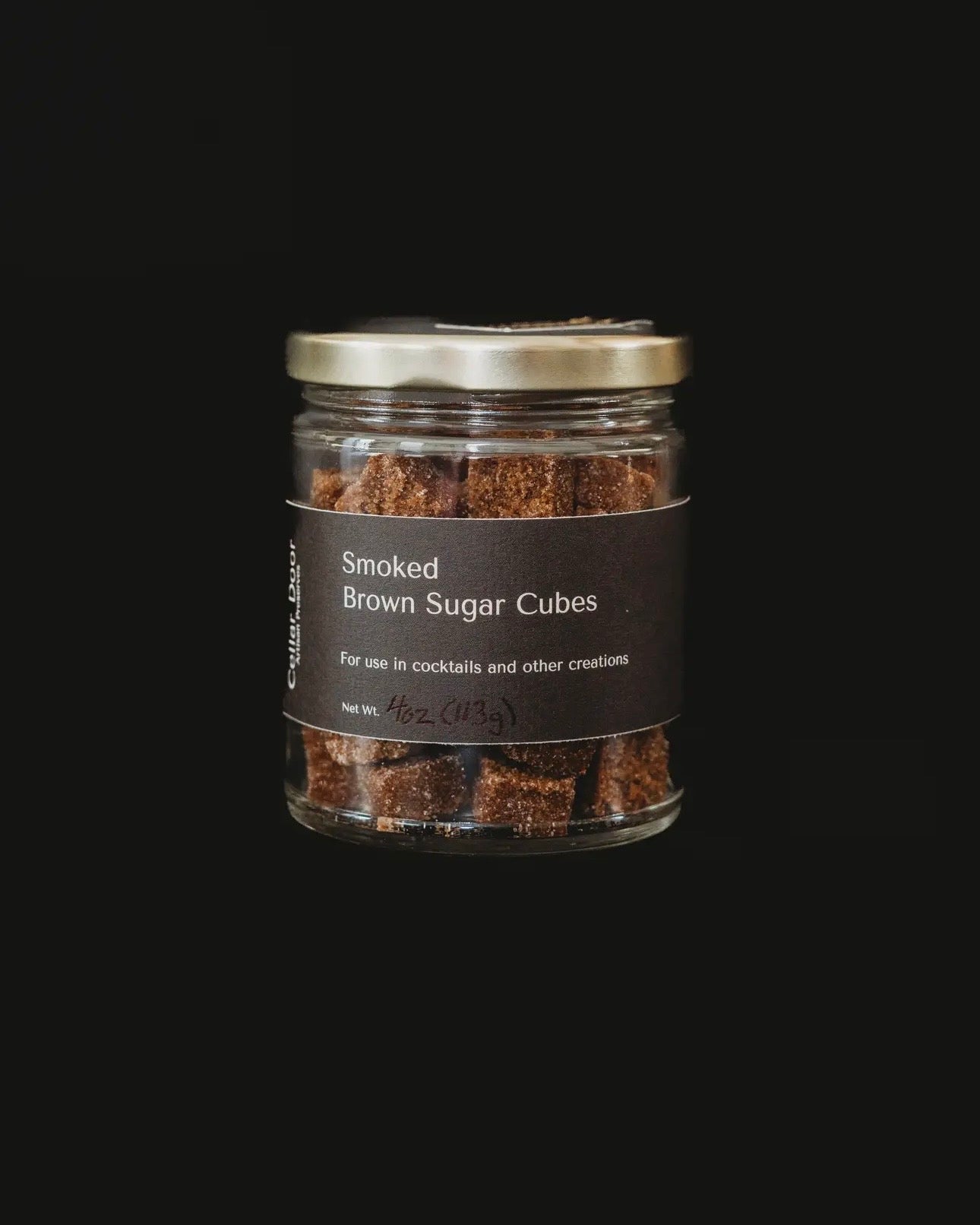 Smoked Brown Sugar Cubes: Jar 4oz