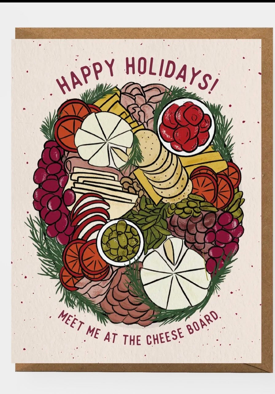 Charcuterie Board Holiday Card: Single card