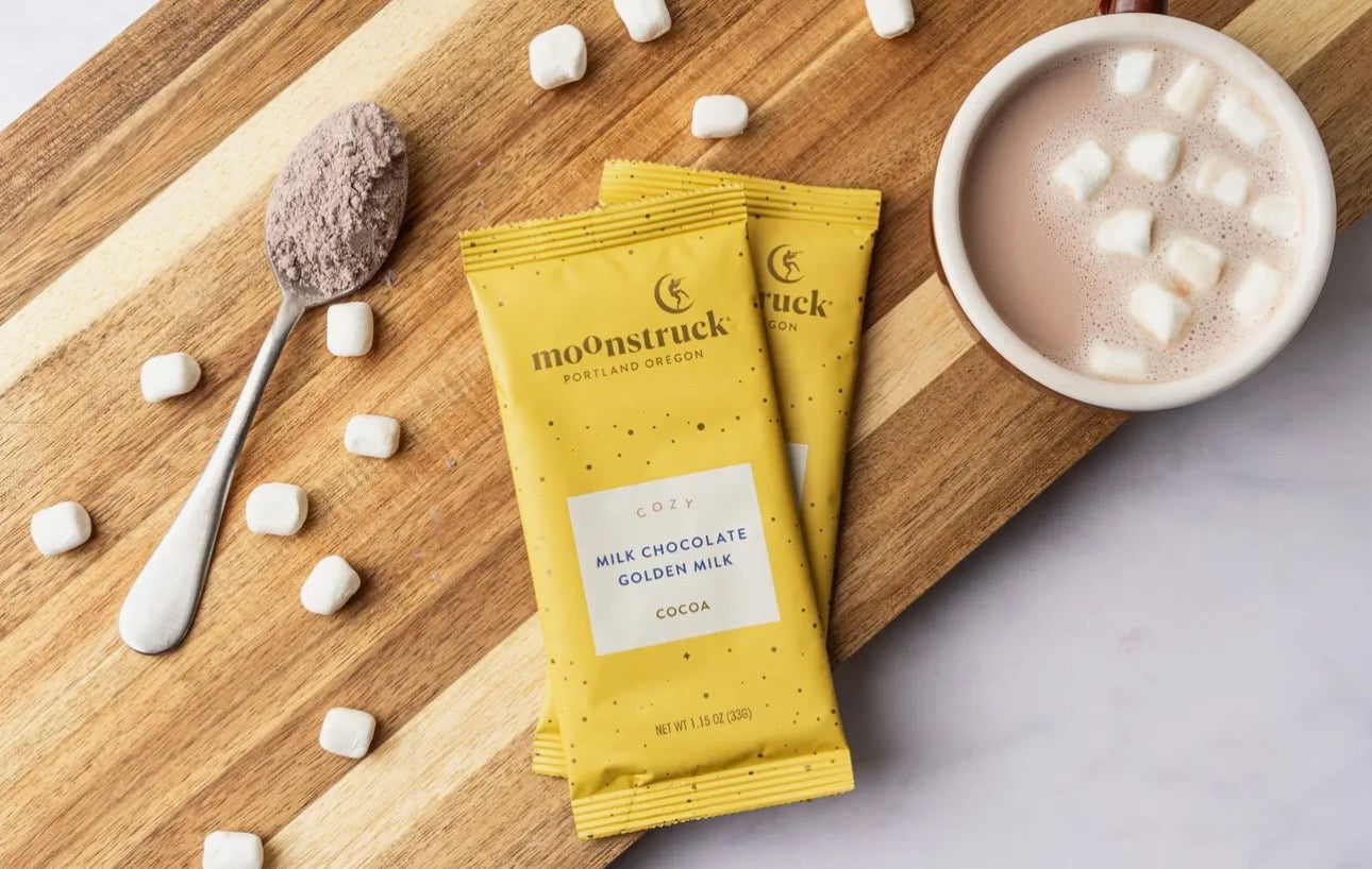 Cozy: Golden Milk Chocolate Hot Cocoa Single Serve Pouch
