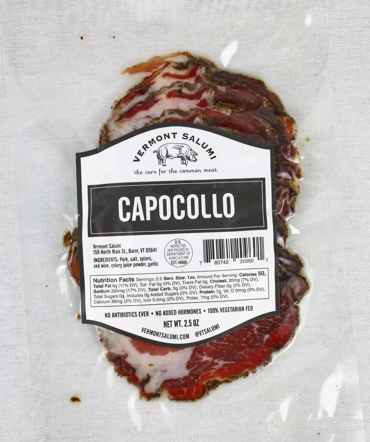 Capocollo Sliced Pork