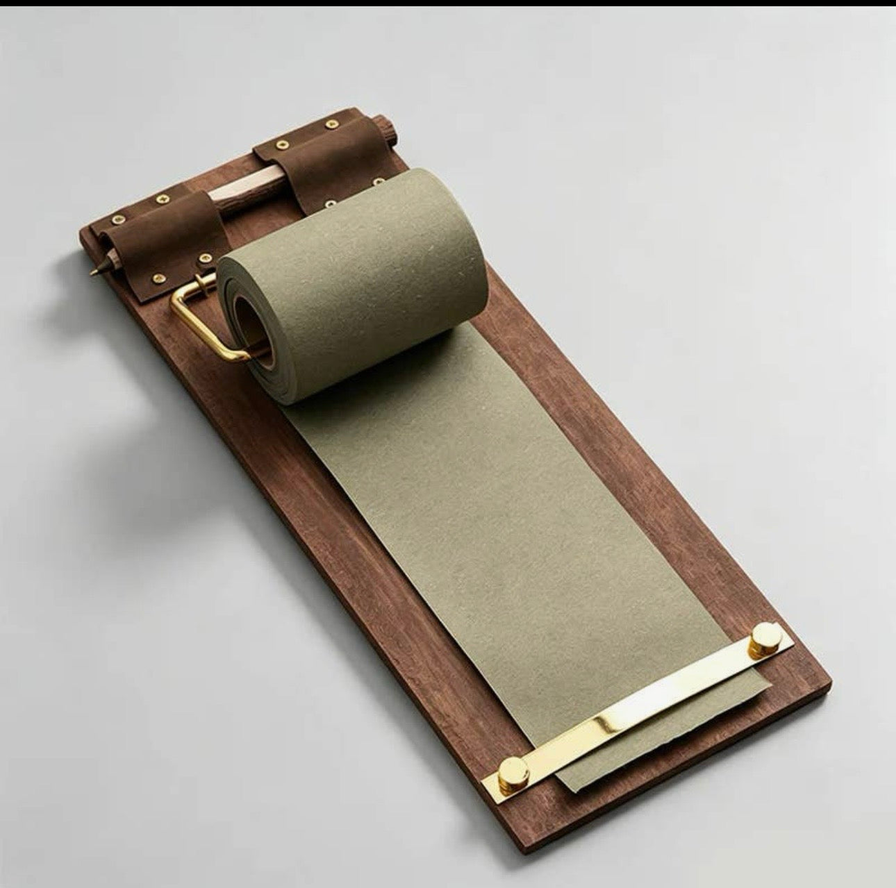 Vintage Long Roll-Style Notebook,Tearable Thick Paper