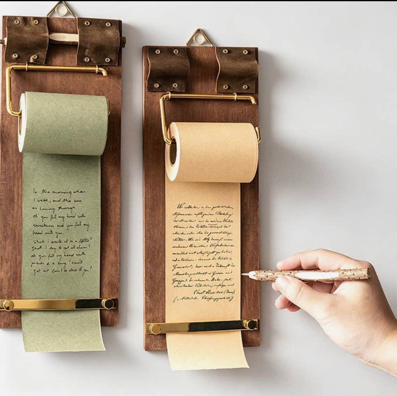 Vintage Long Roll-Style Notebook,Tearable Thick Paper