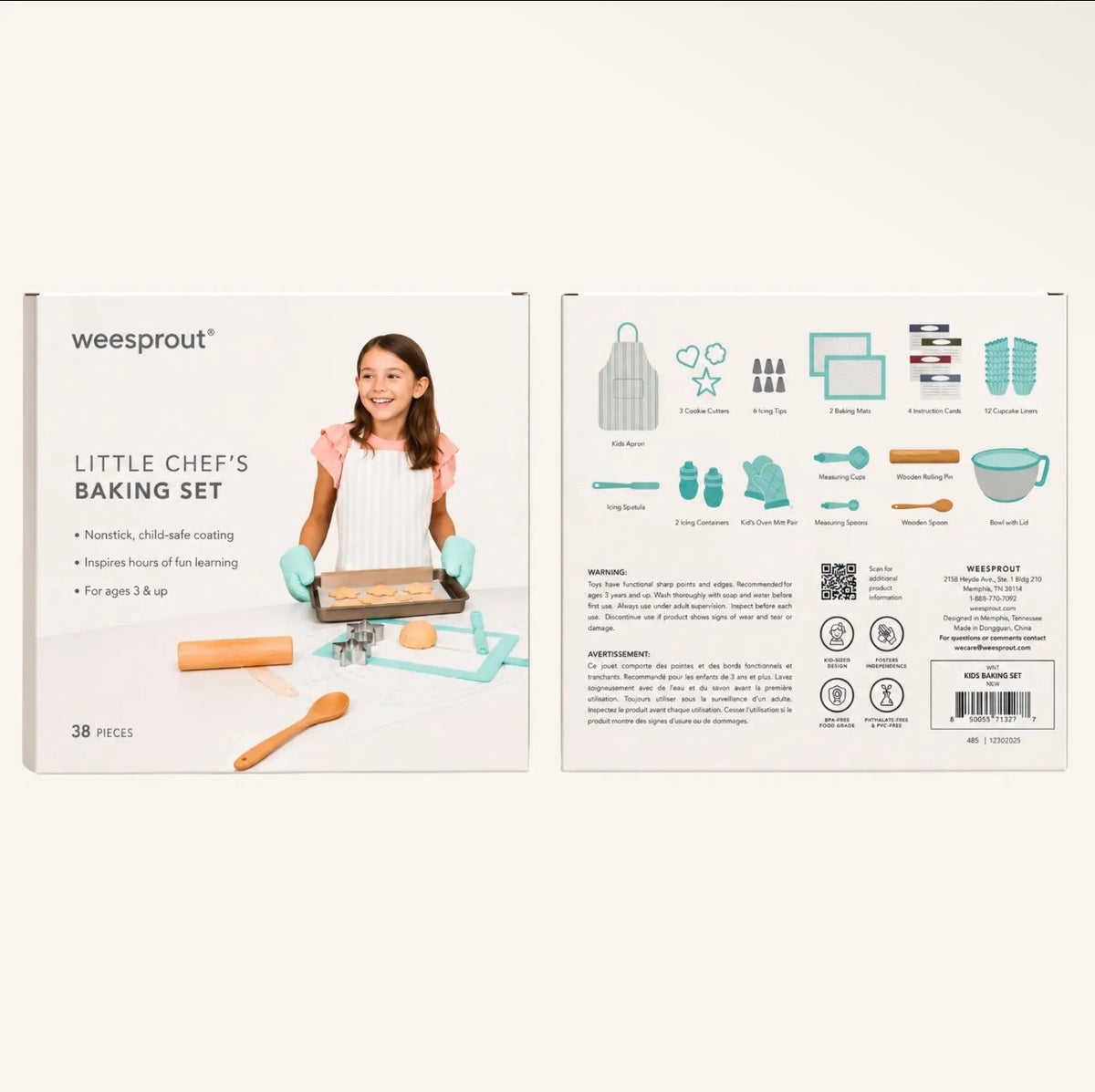 Little Chef Kids Baking Set | 38 Piece Baking Kit
