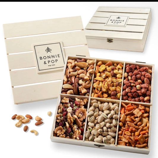 The Savory Snacker’s Stash Gourmet Nut Gift Box