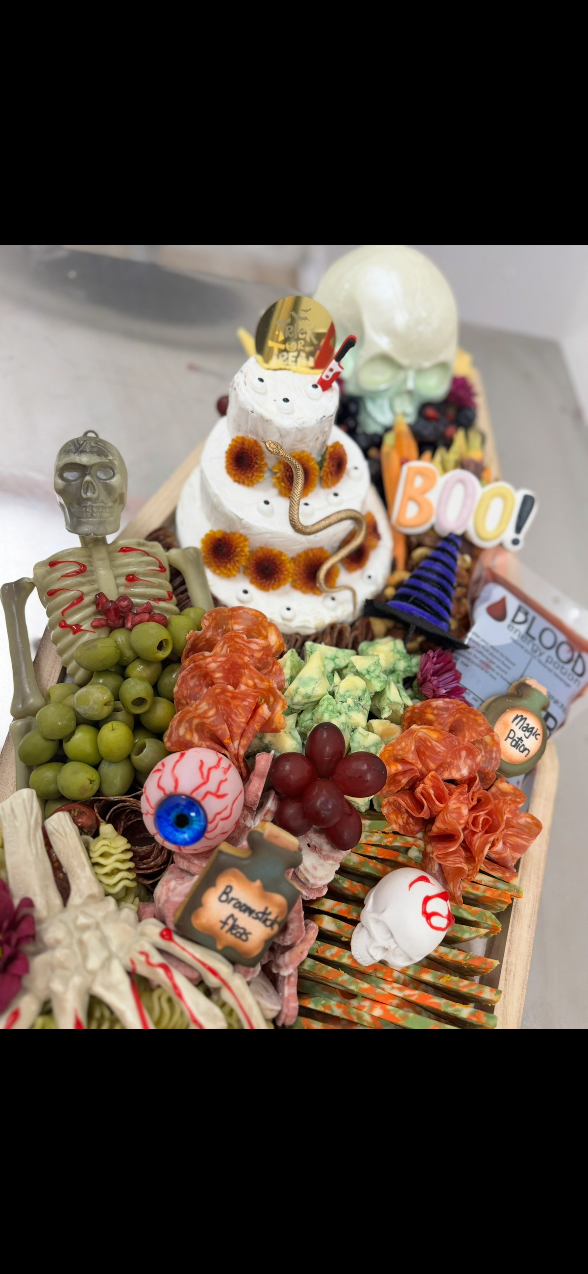20 Person Halloween Charcuterie Board | CharBOOterie by Life Is Gouda