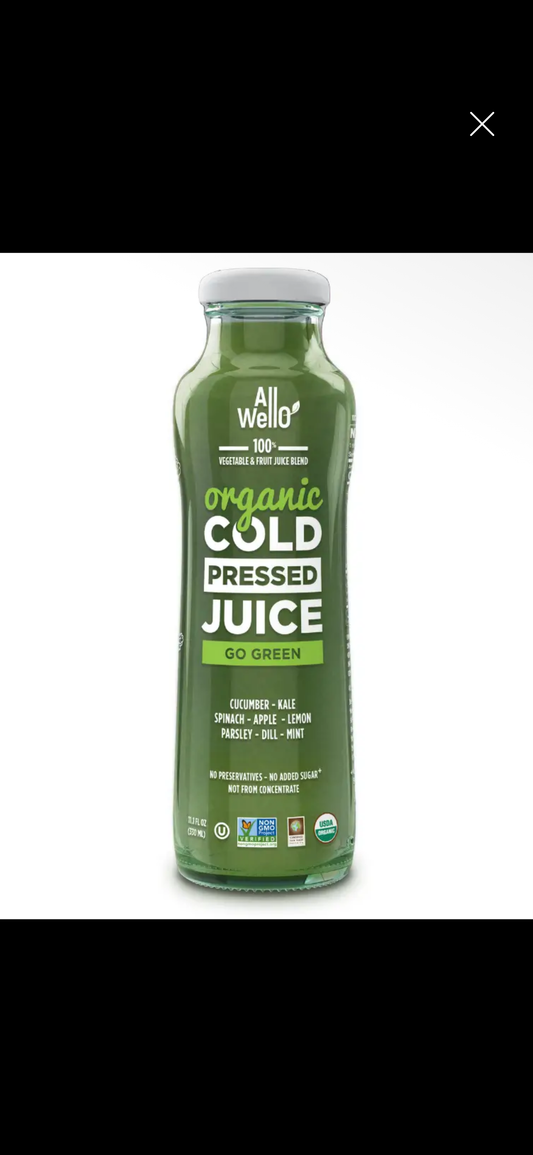 Detox with Organic Cold-Pressed Go Green Juice