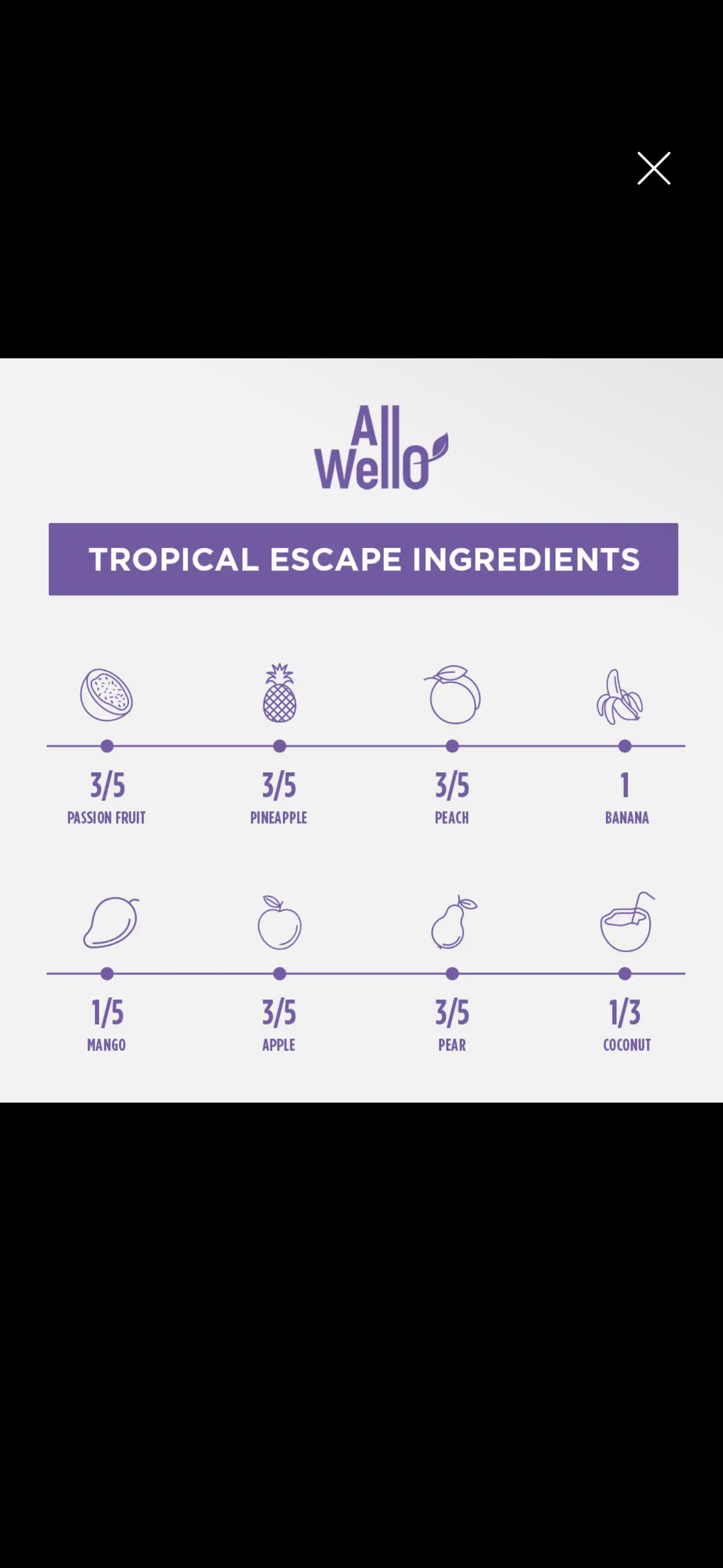 Organic Cold-Pressed Tropical Escape Juice