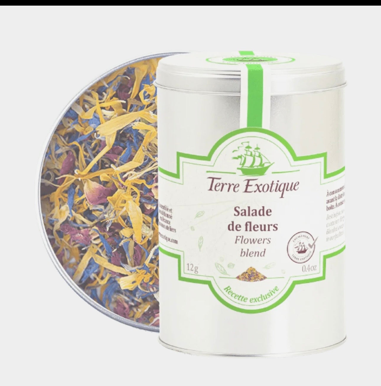 Terre Exotique Edible Flowers for Salad (France) 0.2oz