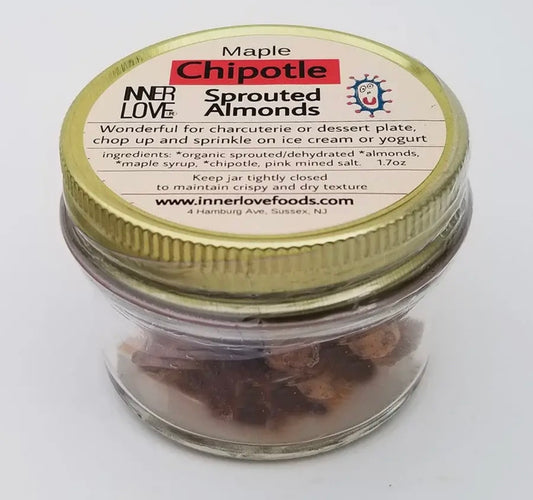 Chipotle Maple Almonds: 2oz jar