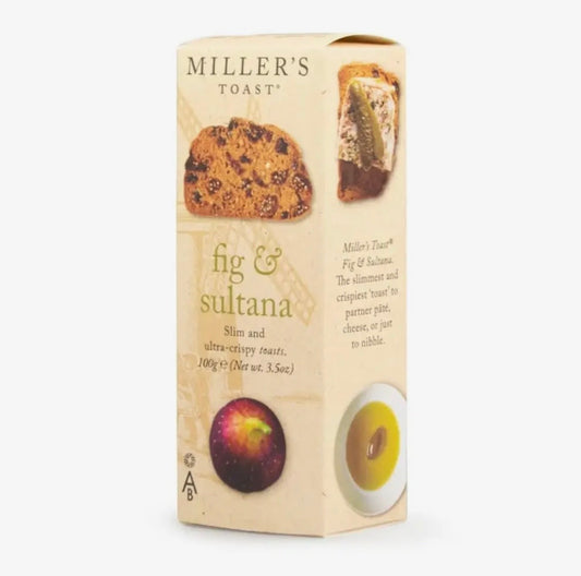 Miller's Toasts with Fig & Sultana 6x3.5oz