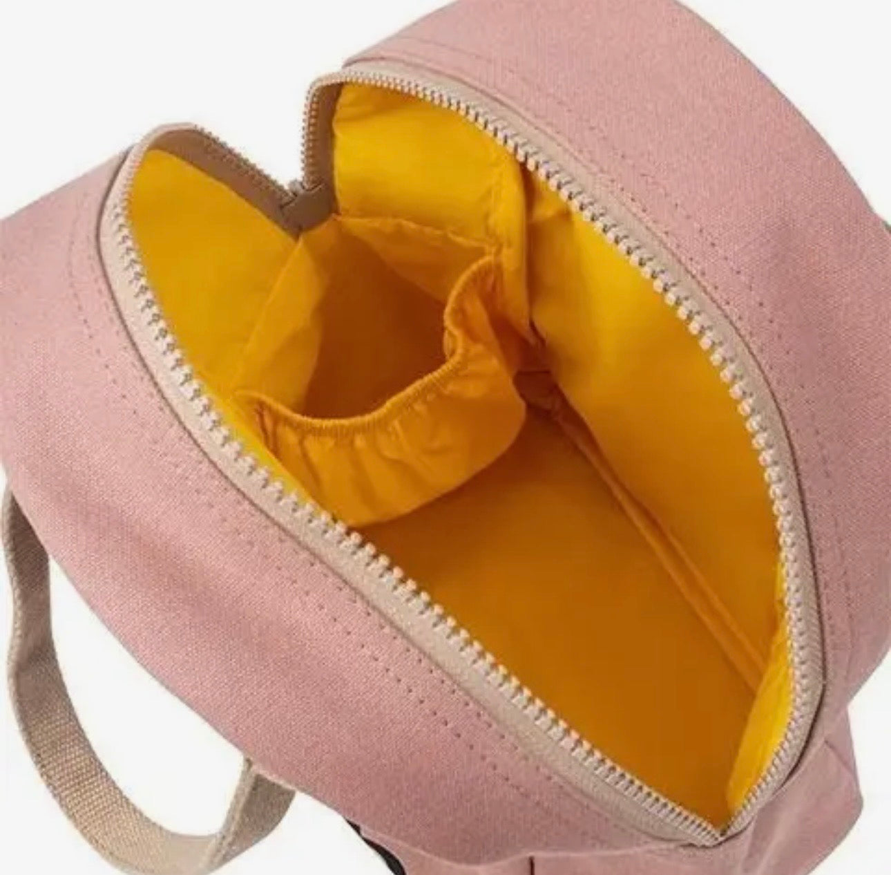 Zipper Lunch Bag - 'Lunch' Mauve / Pink