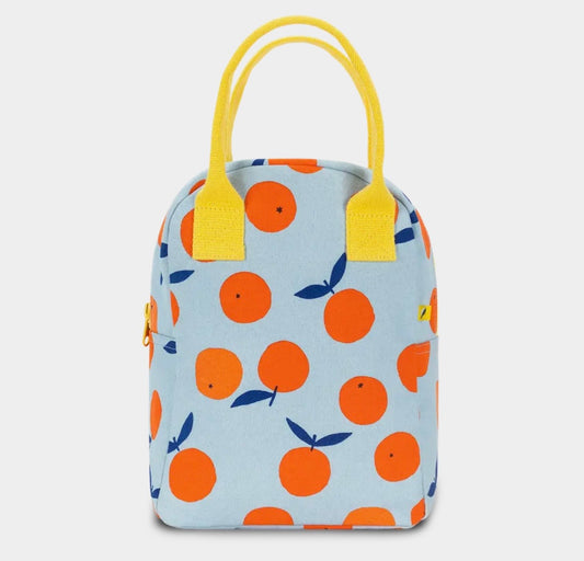 Zipper Lunch Bag - Oranges