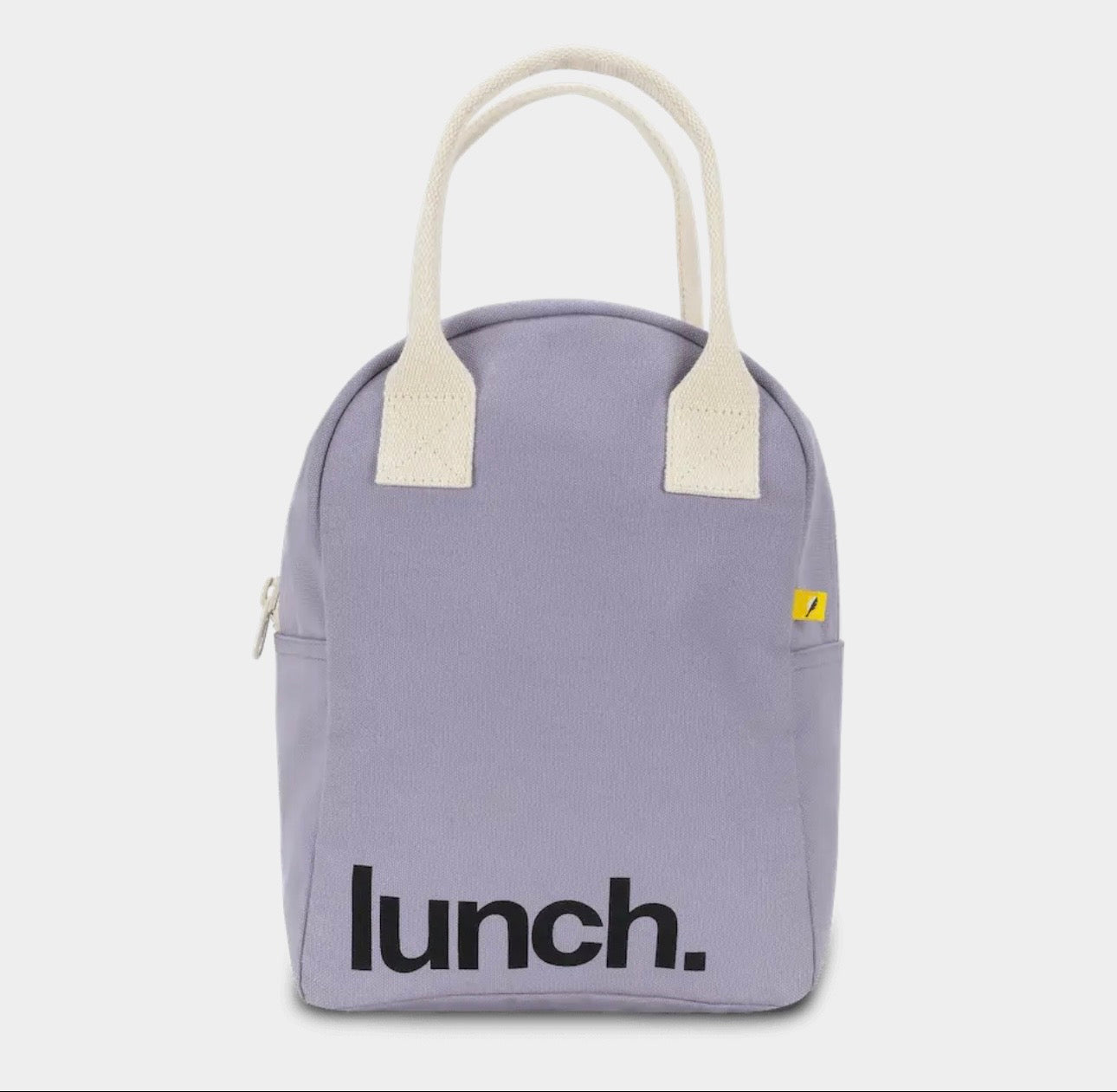 Zipper Lunch Bag - ‘Lunch’ Lavender