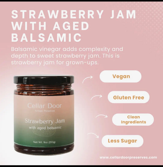 Strawberry Jam with Aged Balsamic