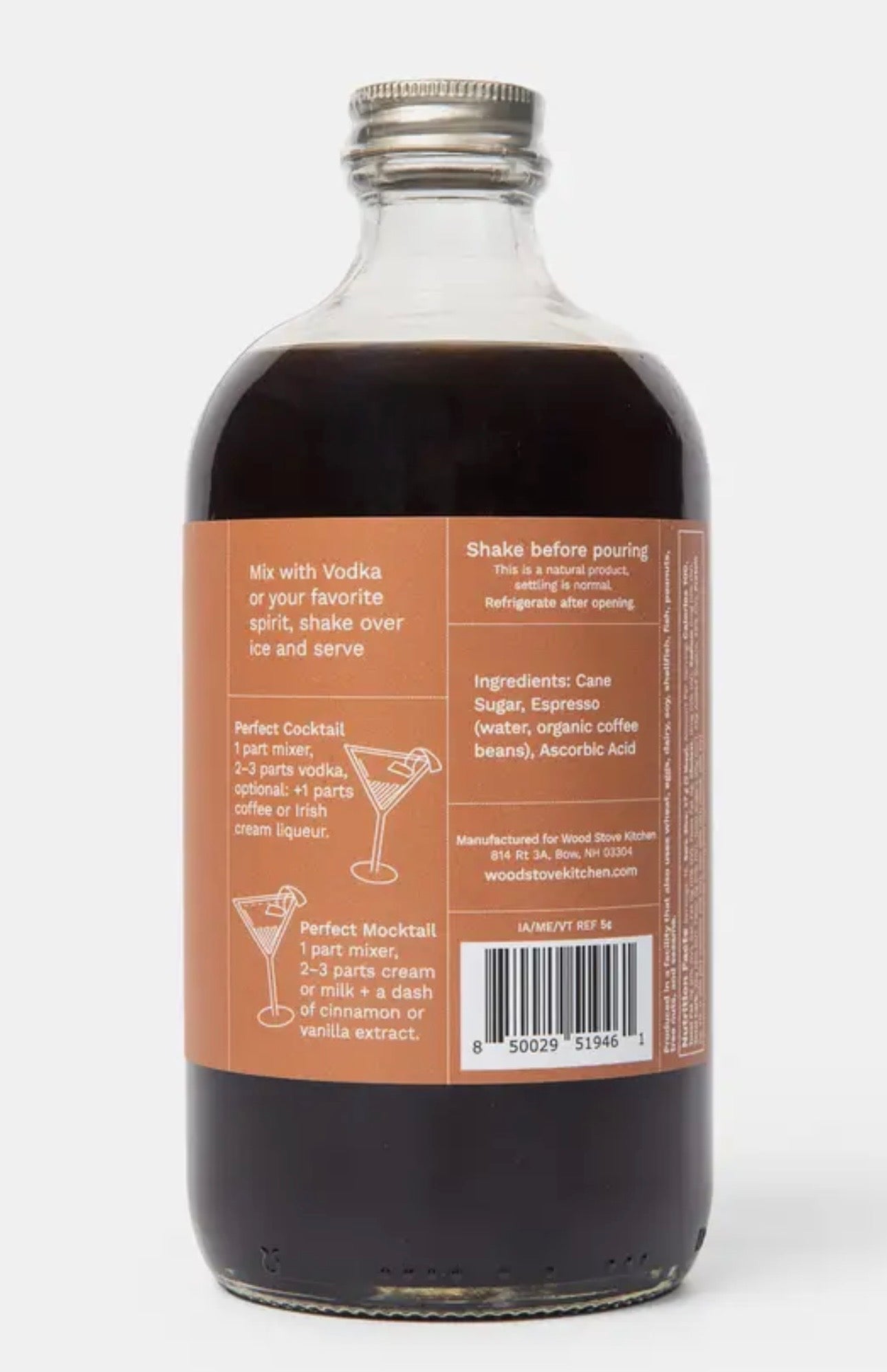 Espresso Martini Cocktail & Mocktail Mixer, 16 fl oz