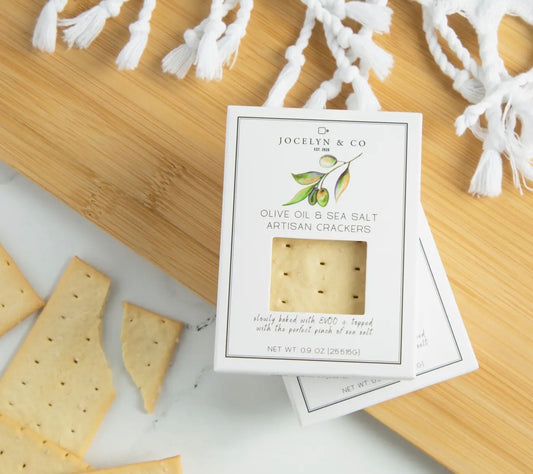 Mini Olive Oil & Sea Salt Crackers