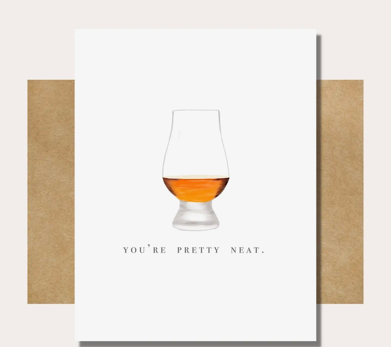 You’re Pretty Neat Card - Bourbon Father's Day Card
