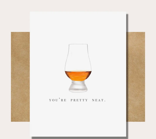 You’re Pretty Neat Card - Bourbon Father's Day Card