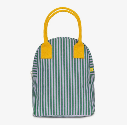 Zipper Lunch - Candy Stripe Grass