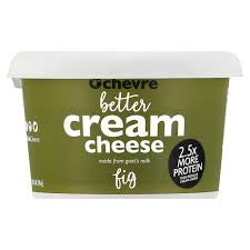 Belle Chevre, Cream Cheese Fig, 6 Ounce