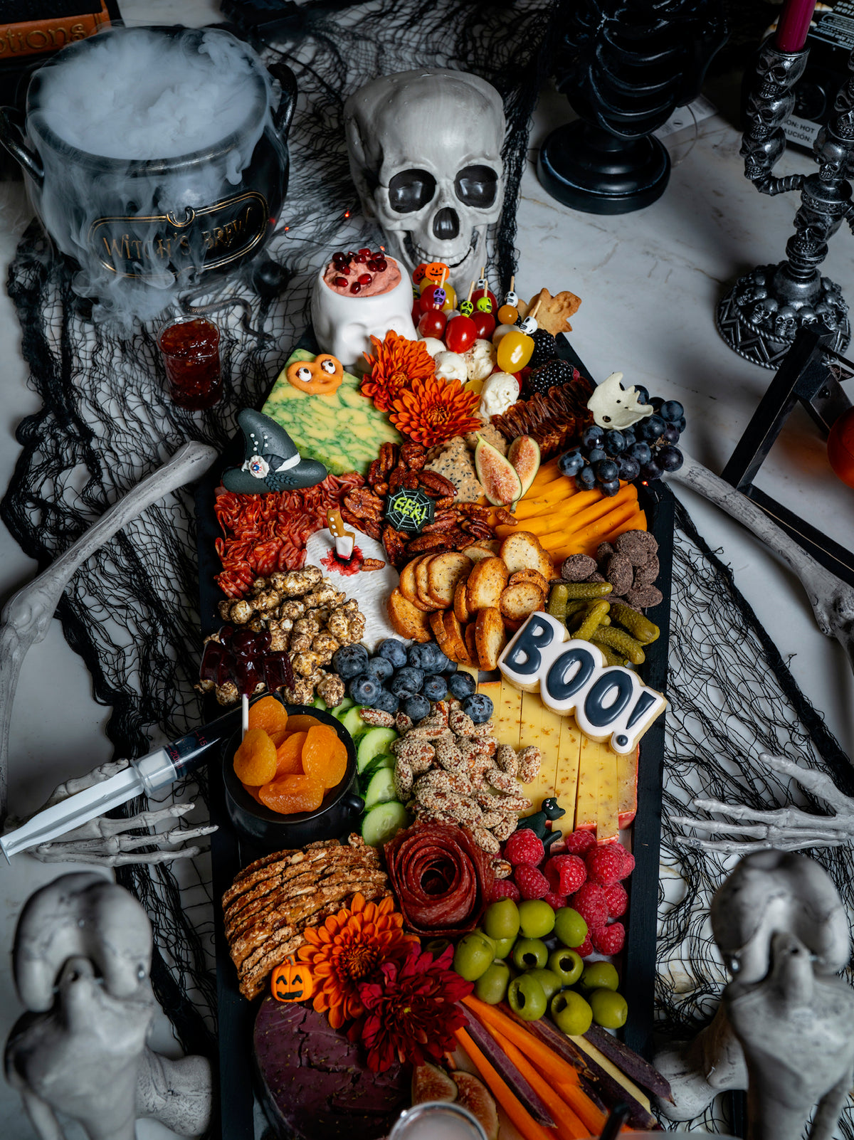 20 Person Halloween Charcuterie Board | CharBOOterie by Life Is Gouda